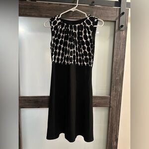 Teeze Me Monochrome Patterned Dress